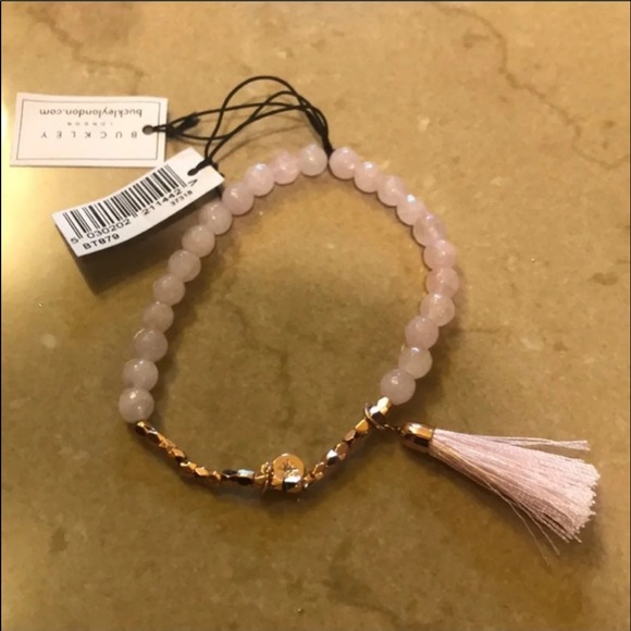 buckley London Jewelry - Buckley London Pink Tassel Bracelet